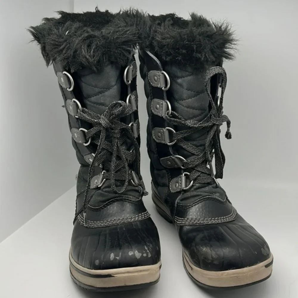 Sorel Unisex Tofino II Waterproof Cold Weather Black Winter Boots Youth Size‎ 5